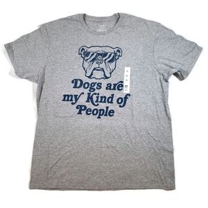 Dogs Are My Kind Of People Tee T Shirt Mens XL